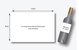 Etiquette de vin et champagne