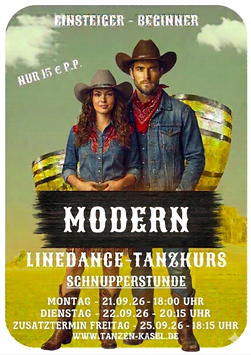 Schnupperstunde Line-Dance - einmalig