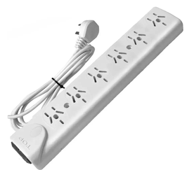 ZAPATILLA 6 TOMAS C/ CABLE DE 1,40M (M2199)