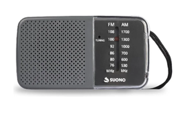 RADIO PORTÁTIL AM/FM A PILAS SUONO