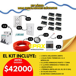 KIT BÁSICO INSTALACIONES ELÉCTRICAS
