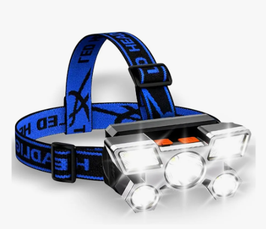 LINTERNA MINERO RECARGABLE 9 LED