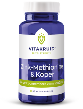 Vitakruid Zink Methionine & Koper - 90 capsules