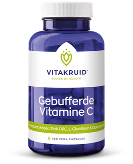 Vitakruid Gebufferde Vitamine C - 100 vega capsules