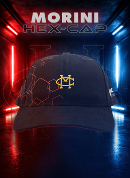 Morini Hexagon Baseball Cap – Red