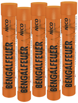 Bengalfeuer, orange