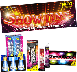 Showtime, Leuchtsortiment