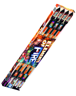 Elements of Fire 14-teiliges-Raketen-Sortiment