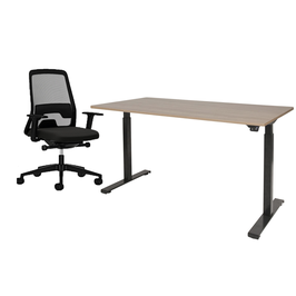 Complete werkplek: Elektrisch zit/sta Bureau & Interstuhl Every Bureaustoel