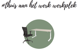 Thuis aan het werk werkplek
