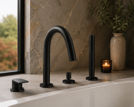 4-Loch Wannenrand Armatur LINEA