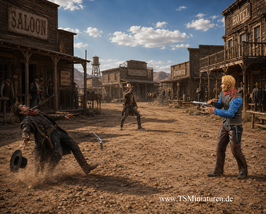 70mm Wild West Cowboy #02 (3D Druck)