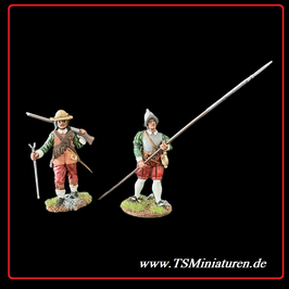 Painted 1:32 TYW Imperial Saxony Infantry #06