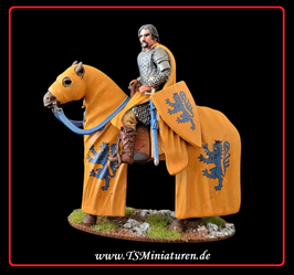 1x 54mm European mounted Knight #17