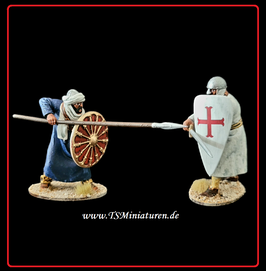1x Medieval 54mm Crusader & Saracene Battle #03