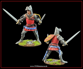 70mm Mittelalter Europäischer Ritter #01 (3D Druck)