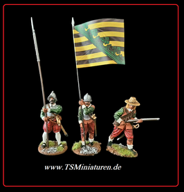 Painted 1:32 TYW Imperial Saxony Infantry #02
