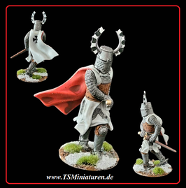 1x Medieval 54mm Teutonic Knights #07