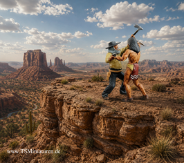 70mm Wild West Cowboy Duell #07 (3D Druck)