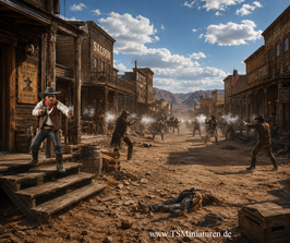 70mm Wild West Cowboy #05 (3D Druck)