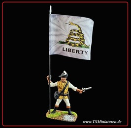 1x 1:32 Continental Infantry #01 Flagbearer