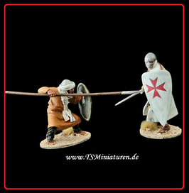 1x Medieval 54mm Crusader & Saracene Battle #04