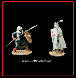 1x Medieval 54mm Crusader & Saracene Battle #05