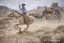 70mm Wild West Cowboy #01 (3D Druck)