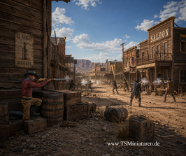 70mm Wild West Cowboy #03 (3D Druck)