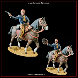 1x handpainted mounted Cowboy #01