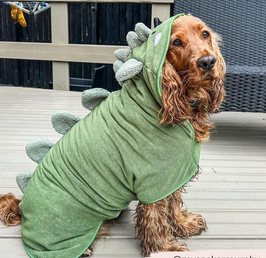 Bademantel Dino
