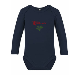 Langarm Babybody in marine
