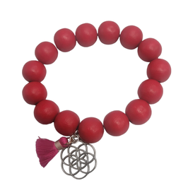 Armband Wood Lebensblume easy on