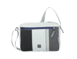 360° Handtasche Fender weiß/anthrazit/grau LTD-Edition