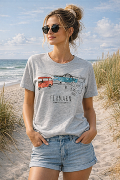 Schwerelosigkite Unisex Shirt Strandgruppe FEHMARN