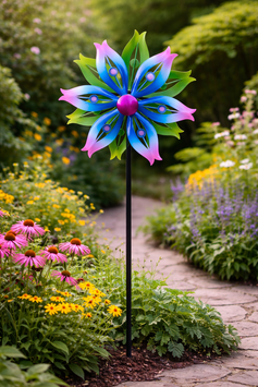 Windspiel Jungle Flower Basic aus Metall