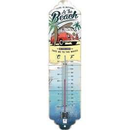 VW Bulli Thermometer Beach
