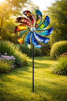 Windspiel Graffiti Rainbow aus Metall