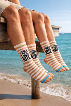Schwerelosigkite Socks Stripes Caramel