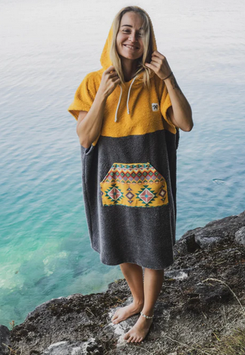 Zeachild Surf Poncho Hawaii aus Bio-Frotte