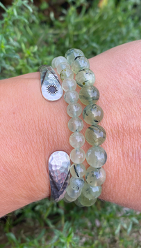 prehnite bracelet