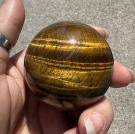 Sphère en œil de tigre