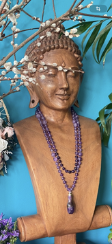 Mala en améthyste (pierre de re-connection)