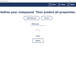 Demo: Chemical Property Prediction (Pure)