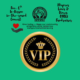 VIP Table 1 "The Sparkle & Spice" for 6 @ "Rhymes, Lines & Dimes"