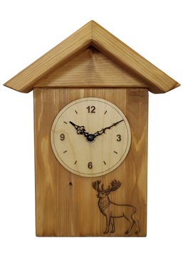 Handgefertigte Wanduhr im Schwarzwald-Stil