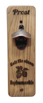 Holz Wandflaschenöffner Rustikal