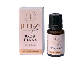 Wenkbrauw Henna JELLZ®| Goud Bruin 5 mg