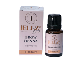 Wenkbrauw Henna JELLZ® | Donker bruin 5 mg