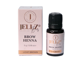 Wenkbrauw Henna JELLZ®| Licht Bruin 5 mg